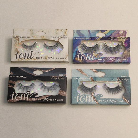 ioni Cosmetics Other - Ioni 3D Faux Mink Eyelashes Collection 4 Pack